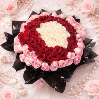 Heart Rose Bouquet