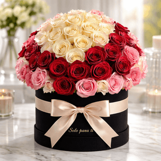 Romance Rose Hat Box